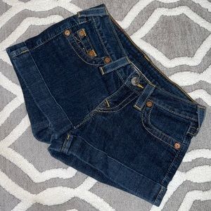 True Religion Jean Shorts 25